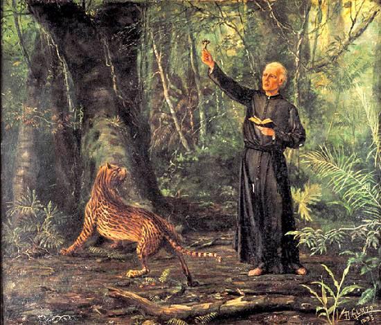 Benedito Calixto Gospel in the Jungle china oil painting image